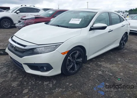2017 Honda Civic Touring из США, поврежденный, VIN 2HGFC1F92HH633671